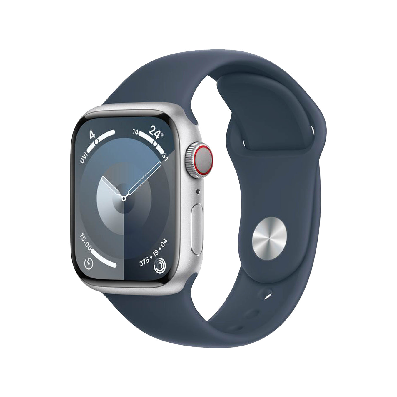 Apple Watch Series 9 MR9E3 GPS 45 mm Silver Aluminum Case With 
