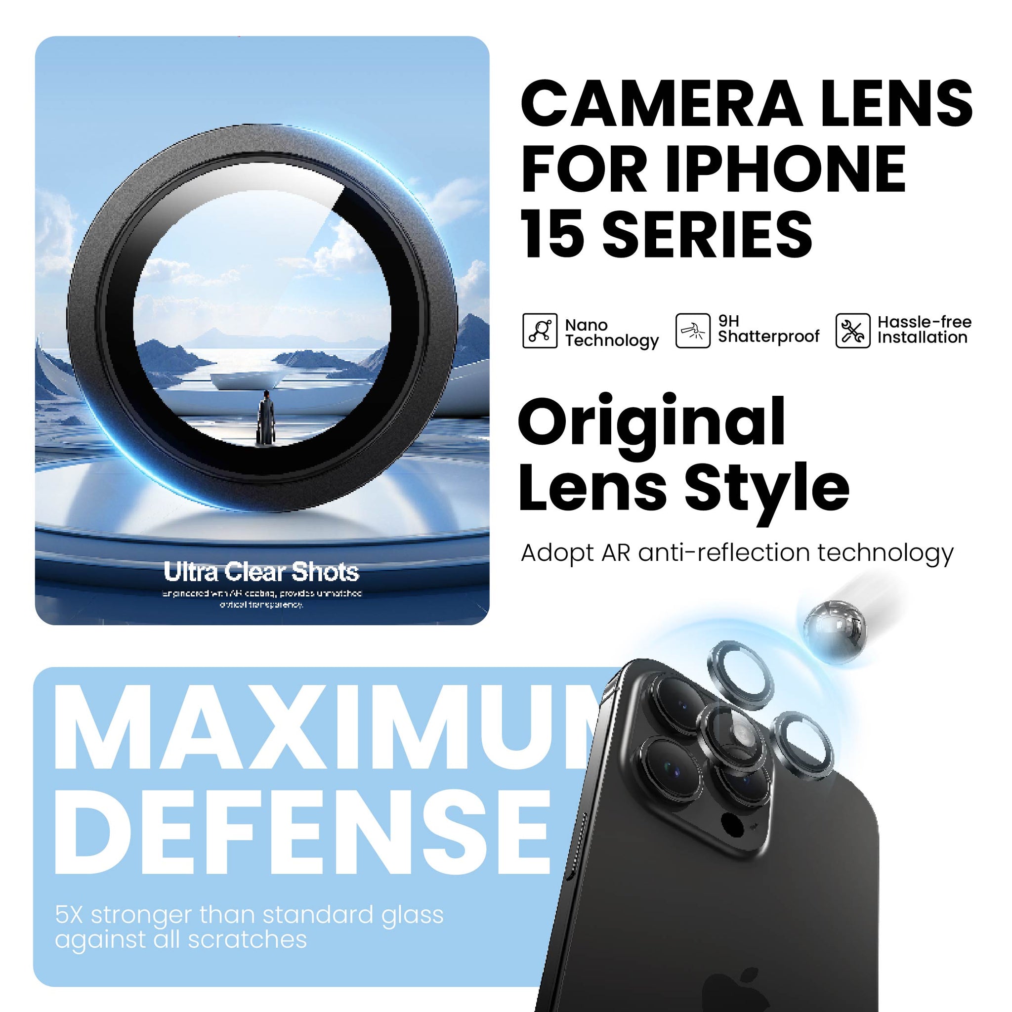 EXACT CAMERA LENS FOR IPHONE 15 SERIES EXACT CAMERA LENS FOR IPHONE 15 SERIES