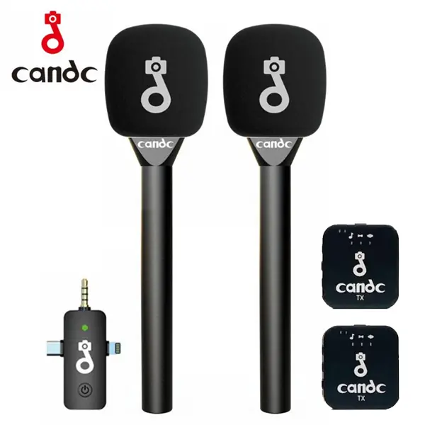 Candc Interview Dual Mic 2TX + 1RX Candc Interview Dual Mic 2TX + 1RX