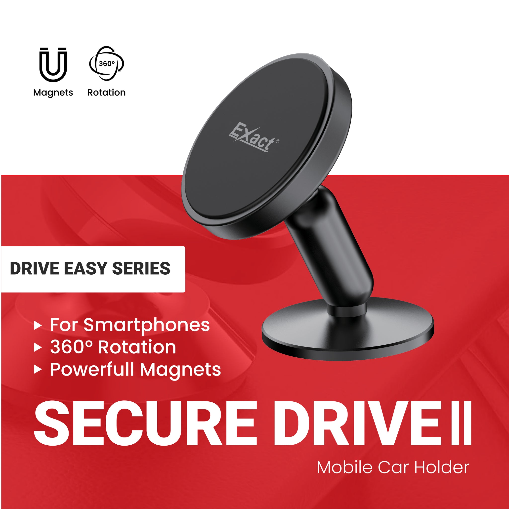 Exact Secure drive II Mobile car holder Exact Secure drive II Mobile car holder