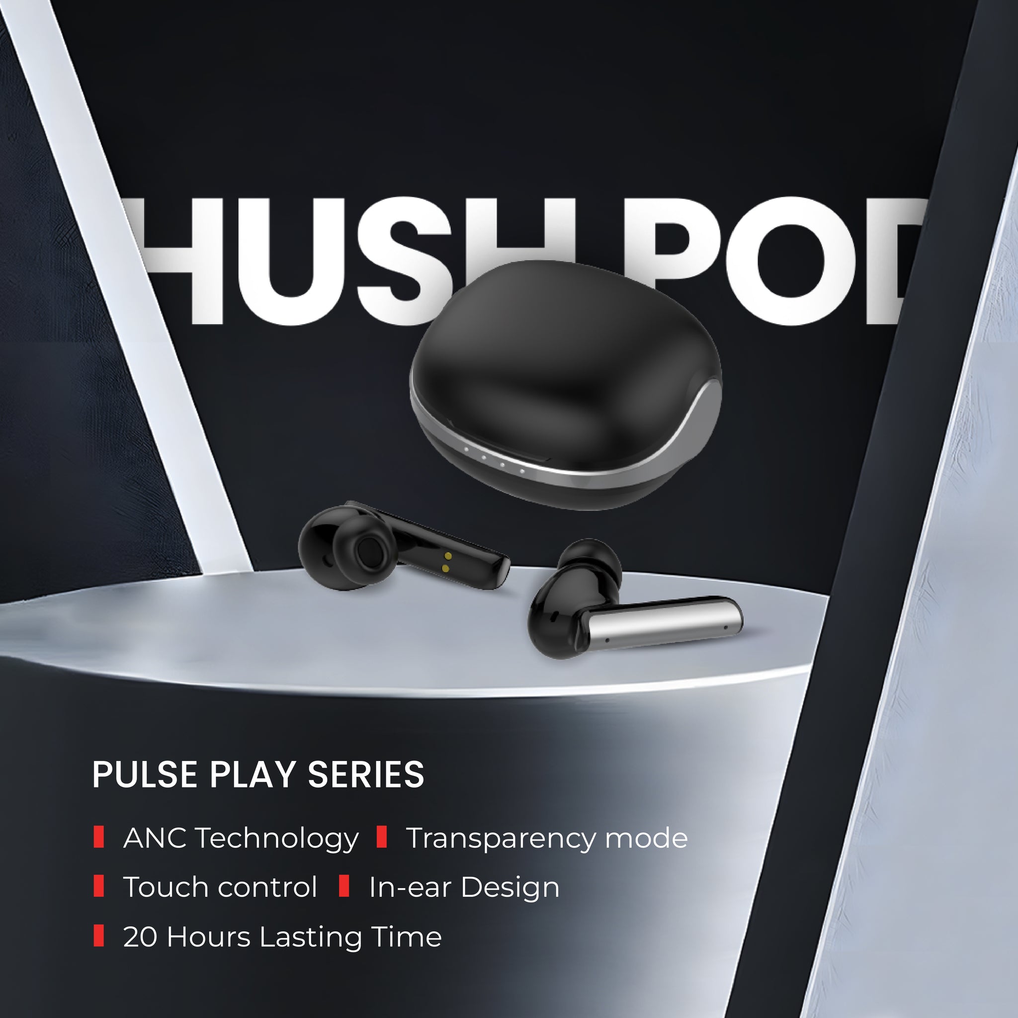 Exact HushPod Noise Cancelling Earphone Exact HushPod Noise Cancelling Earphone
