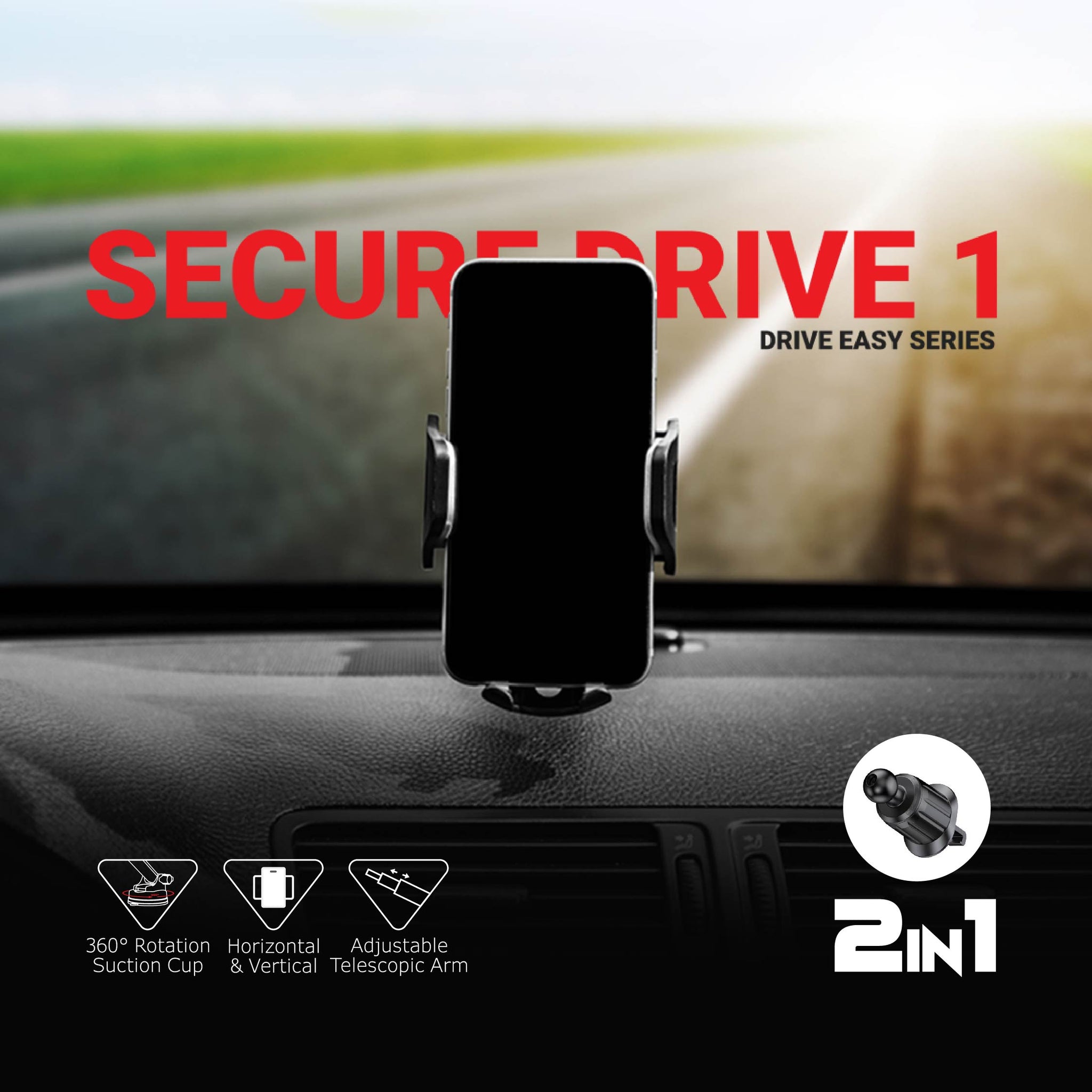Exact Secure Drive 1 Mobile car Holder Exact Secure Drive 1 Mobile car Holder