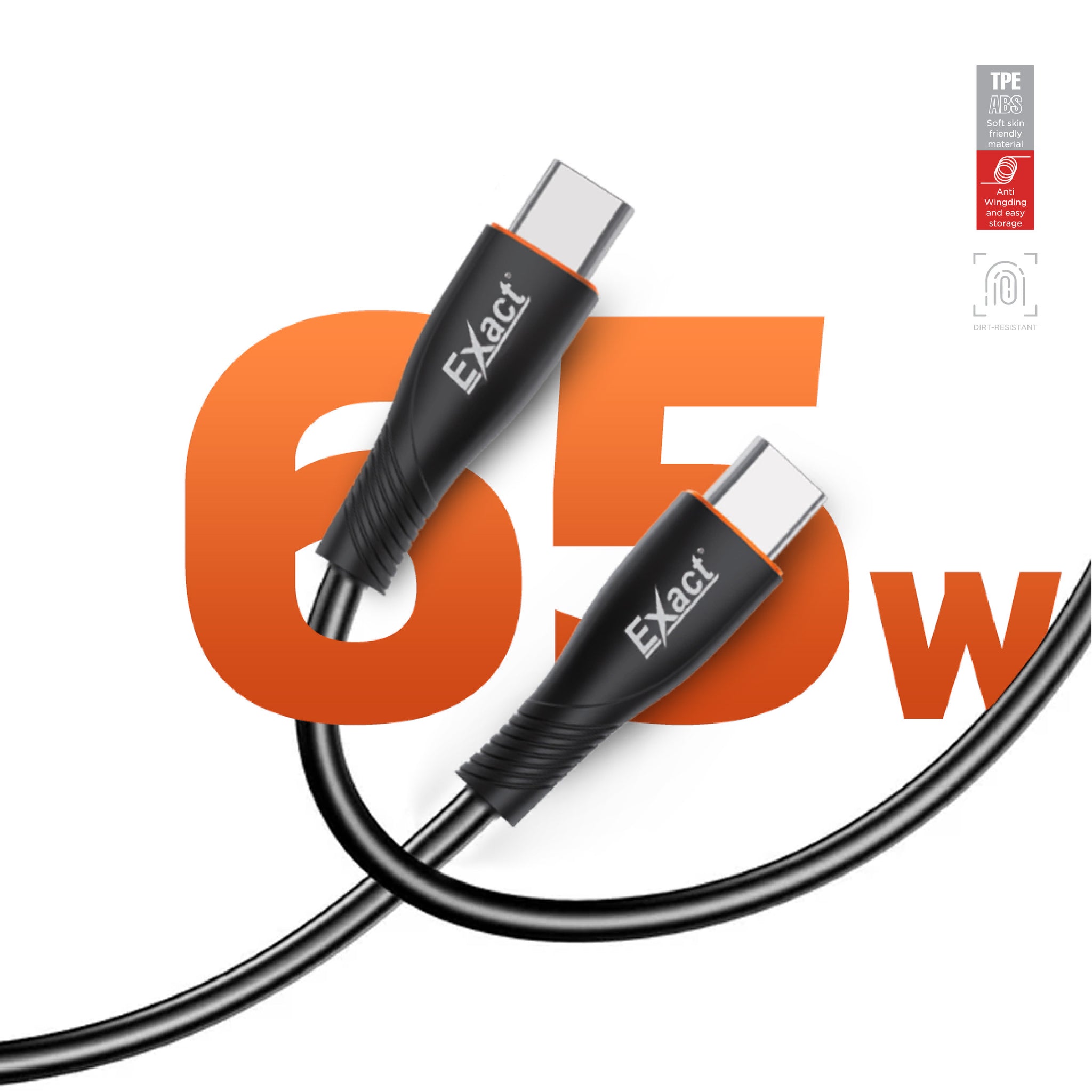 Exact Silicon C to C Cable Exact Silicon C to C Cable