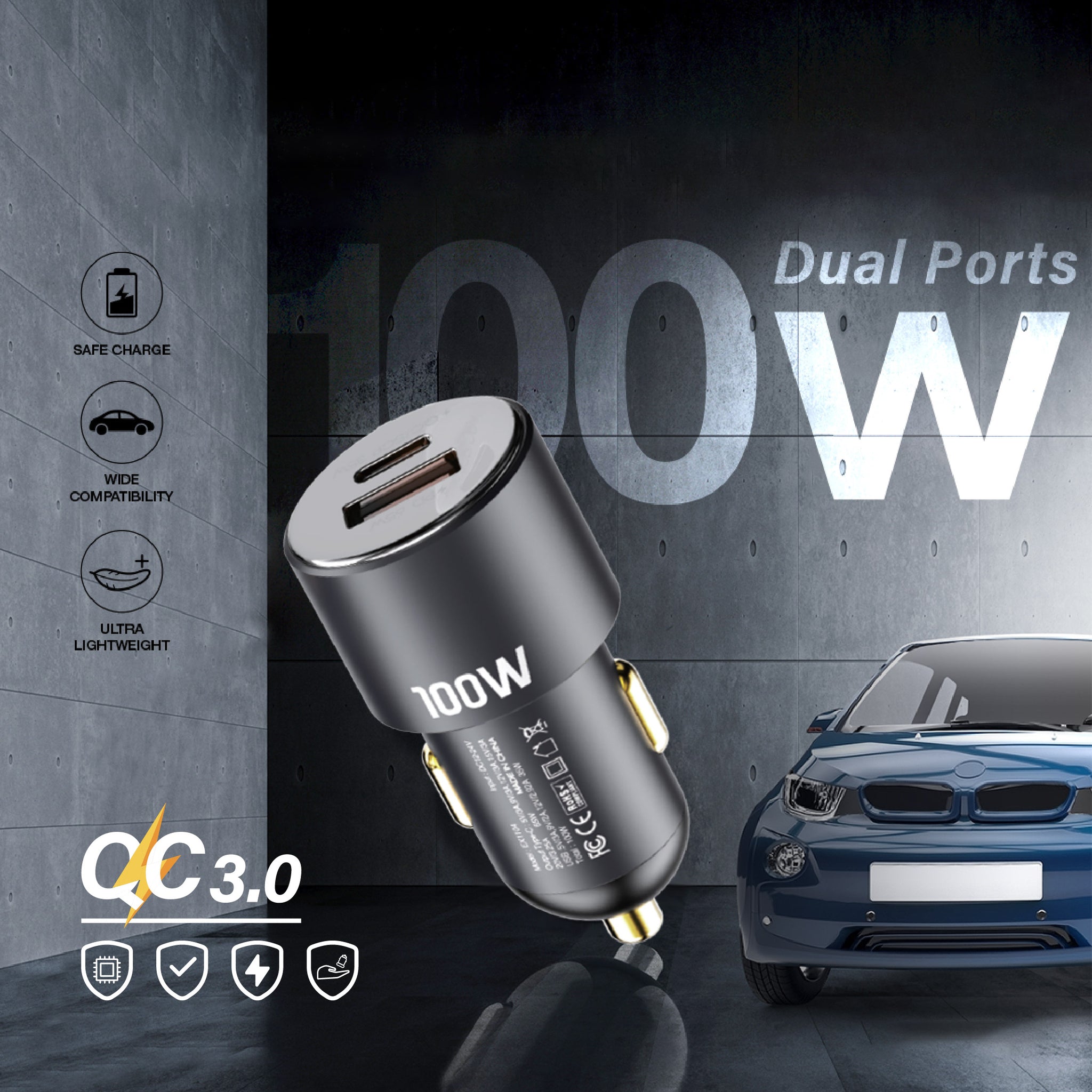 Exact Car Adaptor 100W Exact Car Adaptor 100W
