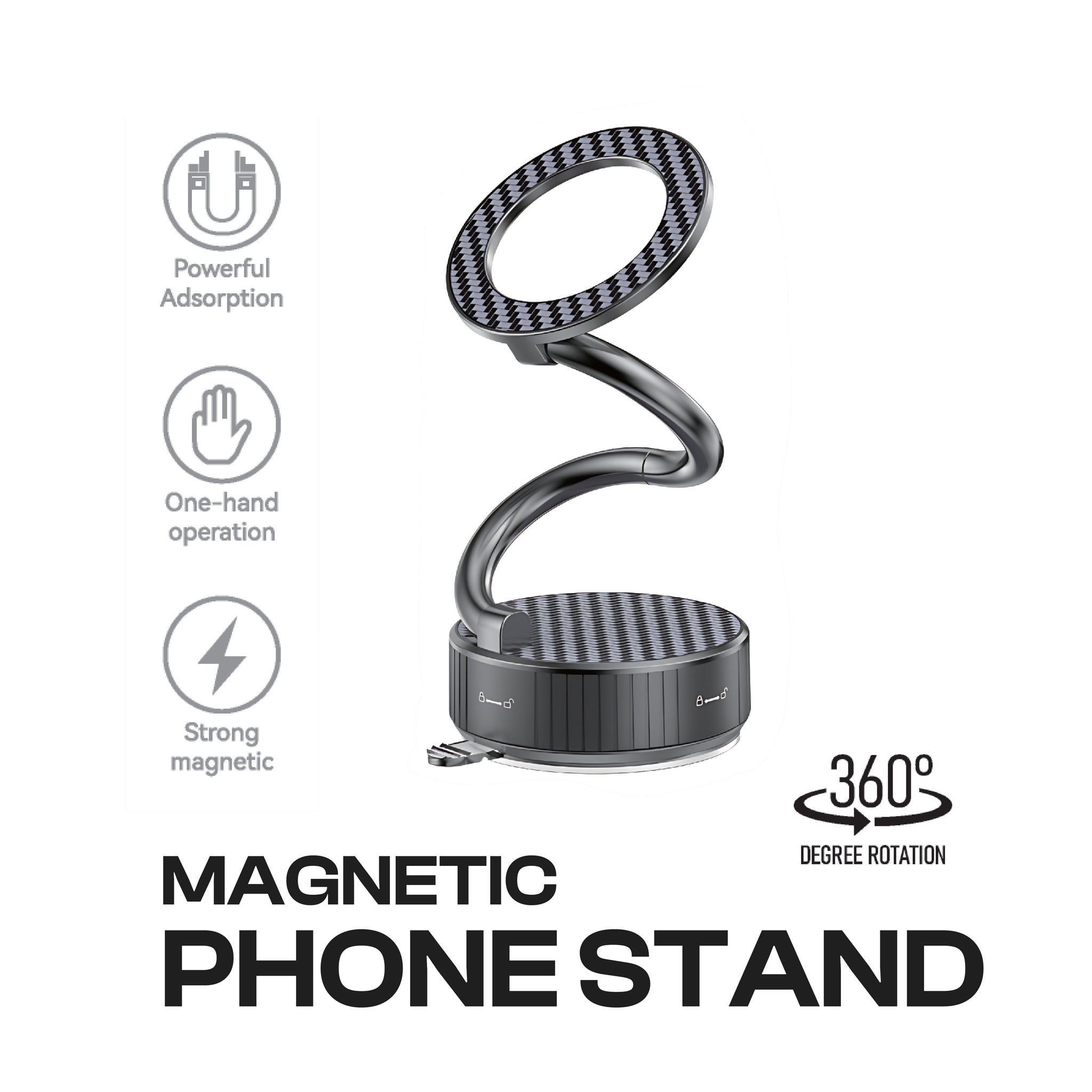 Exact Magnetic Phone Stand – 360° Adjustable Exact Magnetic Phone Stand – 360° Adjustable