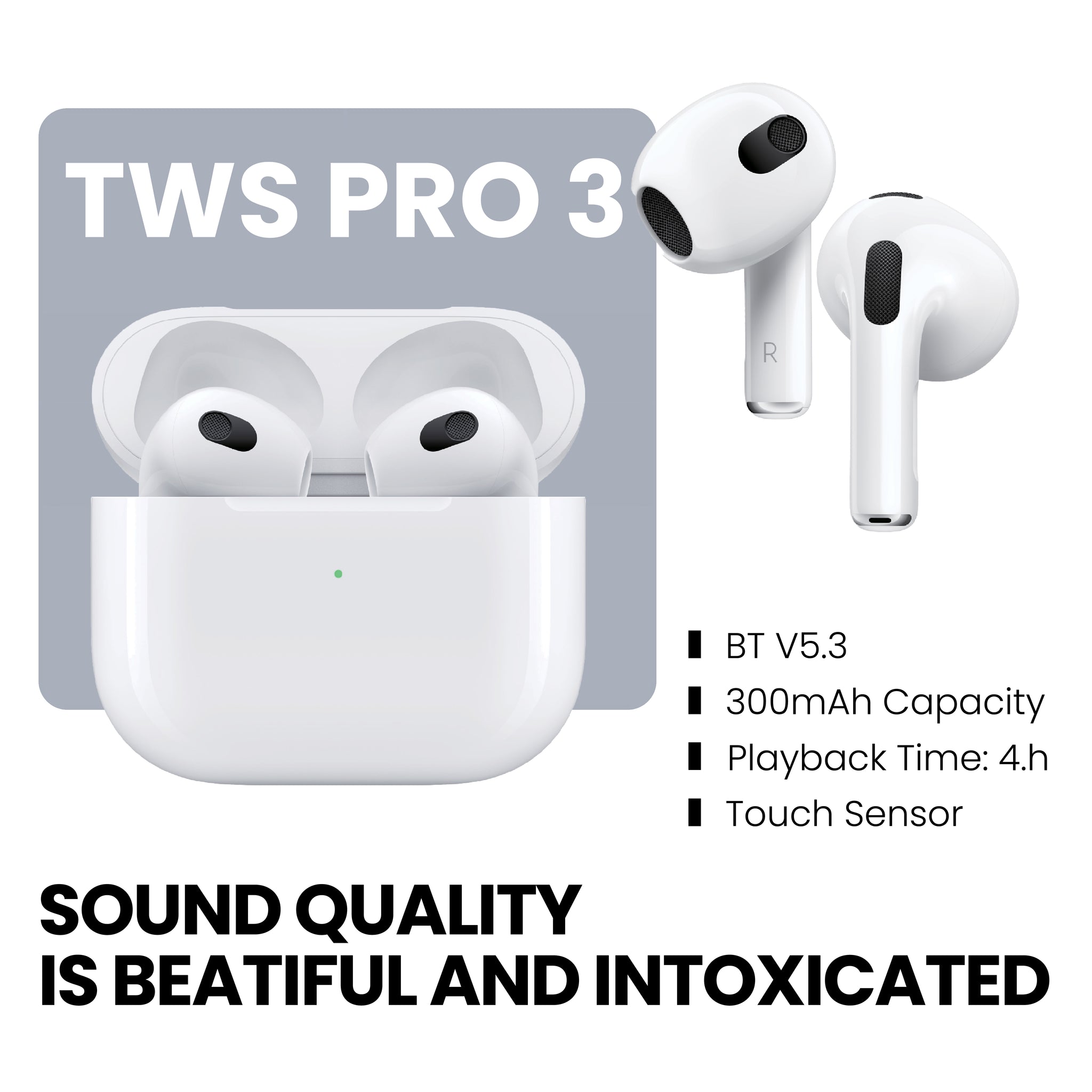 Exact Wireless Headset TWS Pro 3 Exact Wireless Headset TWS Pro 3