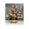 Color Crystal Natural Stone Flowers Pot-BS