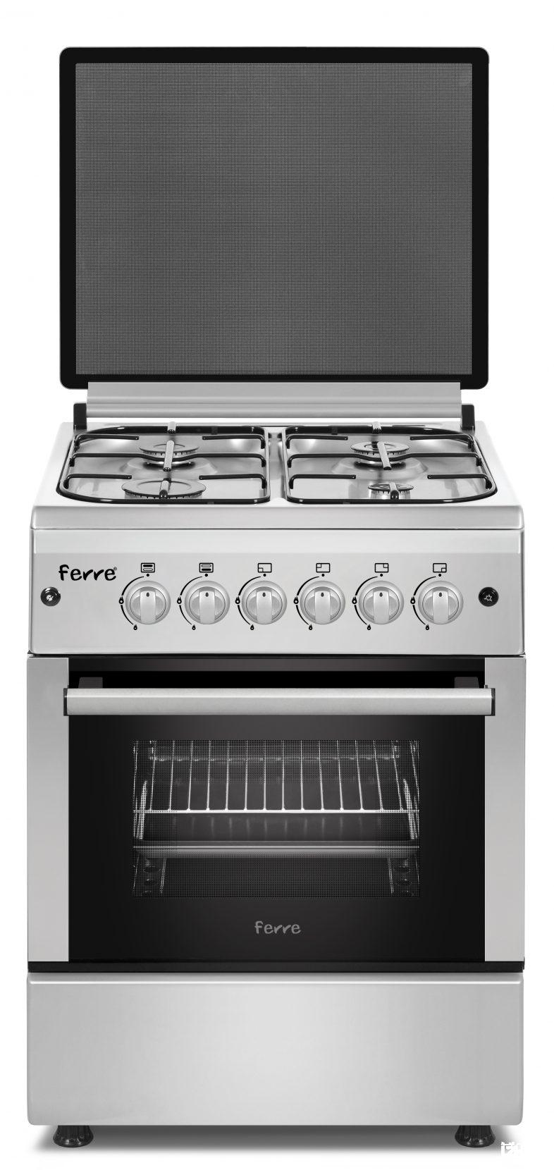 Ferre FR-N60X60G4SS 60×60 4 Burner Cooking Range