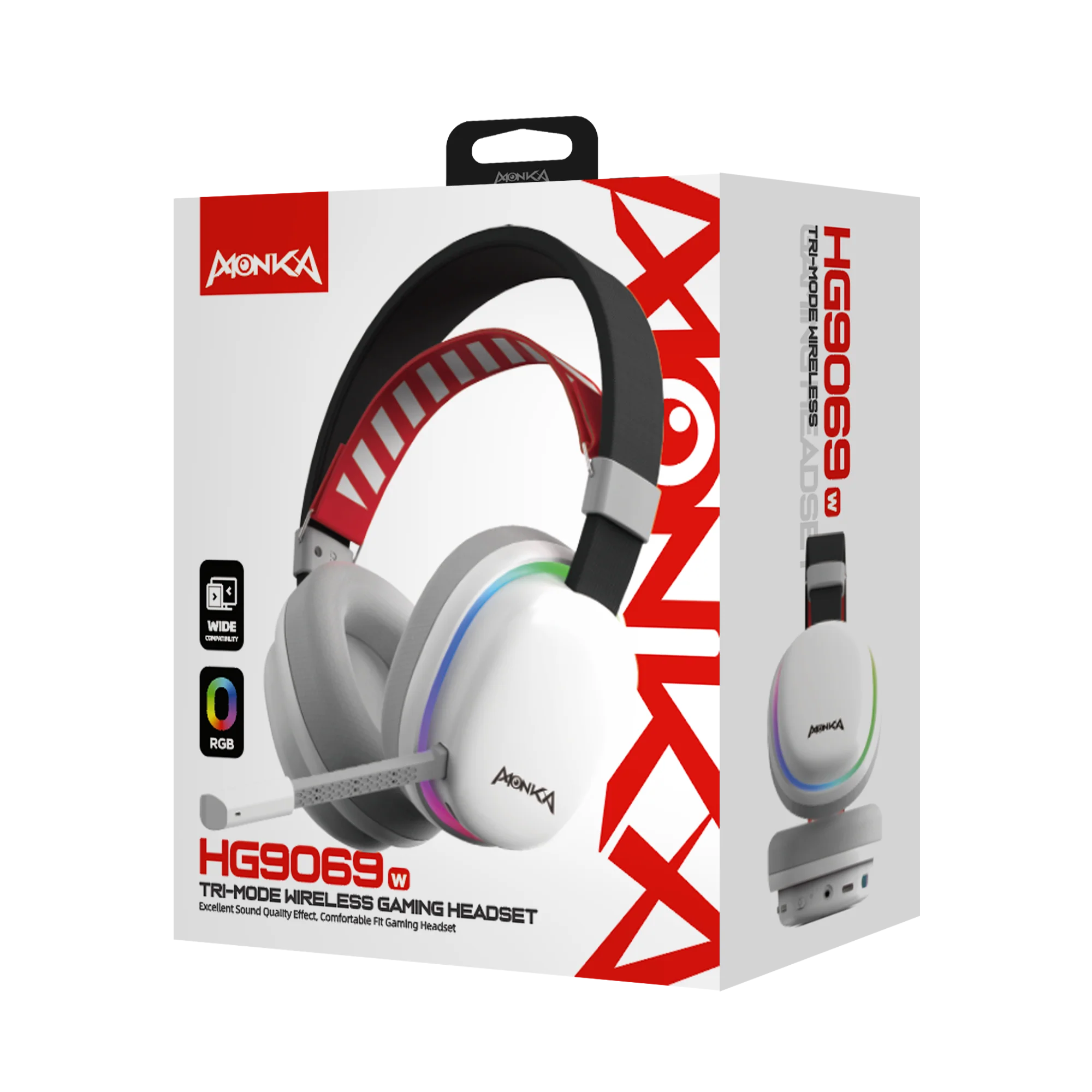 Gaming Headphones Monka Echo HG9069W Wireless Headset| Bluetooth | Marvo Gaming Headphones Monka Echo HG9069W Wireless Headset| Bluetooth | Marvo