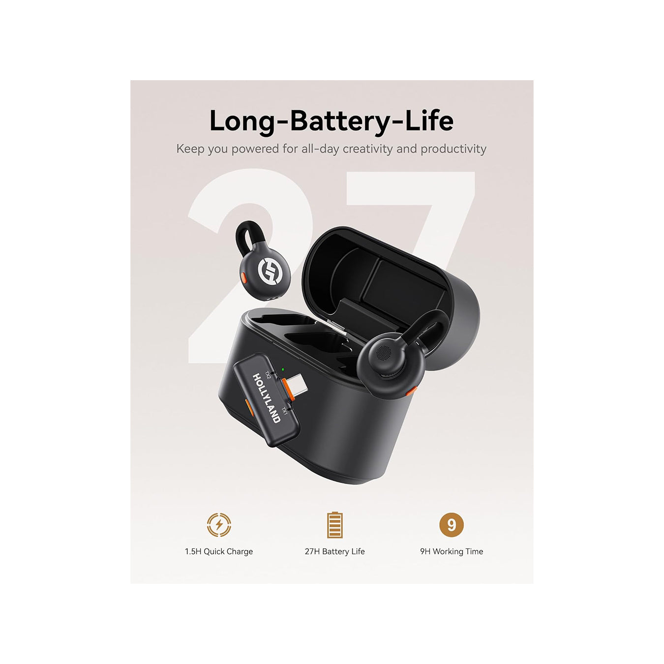 Hollyland Lark M2S Ultimate Combo Wireless Microphone Hollyland Lark M2S Ultimate Combo Wireless Microphone