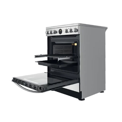 Indesit free standing electric cooking range - IS67V8CCXT/E