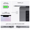 Apple MacBook Pro 14 inch M2 Pro 10 Core CPU/ 16 Core GPU 16GB Ram 512GB - Silver - MPHH3AB/A (Arabic/English)