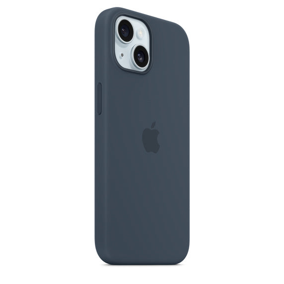 iPhone 15 Silicone Case with MagSafe - Storm Blue iPhone 15 Silicone Case with MagSafe - Storm Blue