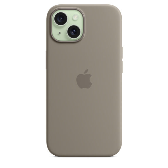 iPhone 15 Silicone Case with MagSafe - Clay iPhone 15 Silicone Case with MagSafe - Clay