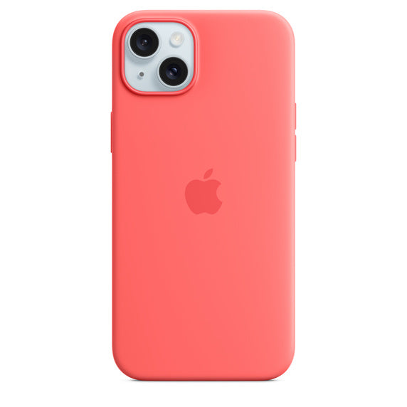iPhone 15 Plus Silicone Case with MagSafe - Guava iPhone 15 Plus Silicone Case with MagSafe - Guava