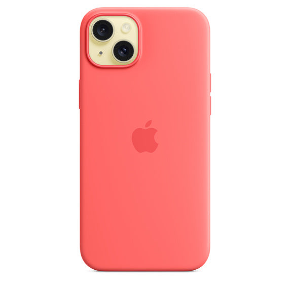 iPhone 15 Plus Silicone Case with MagSafe - Guava iPhone 15 Plus Silicone Case with MagSafe - Guava
