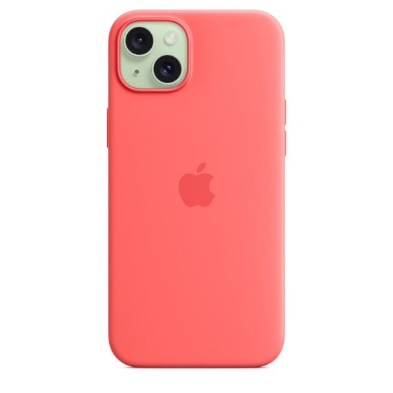 iPhone 15 Plus Silicone Case with MagSafe - Guava iPhone 15 Plus Silicone Case with MagSafe - Guava