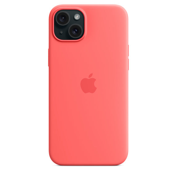 iPhone 15 Plus Silicone Case with MagSafe - Guava iPhone 15 Plus Silicone Case with MagSafe - Guava