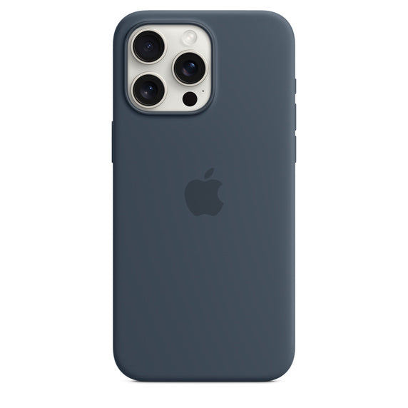 iPhone 15 Pro Max Silicone Case with MagSafe - Storm Blue iPhone 15 Pro Max Silicone Case with MagSafe - Storm Blue