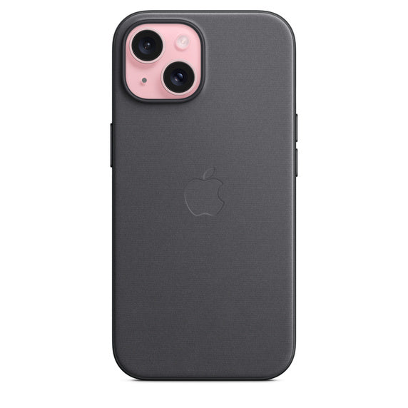 iPhone 15 FineWoven Case with MagSafe - Black iPhone 15 FineWoven Case with MagSafe - Black