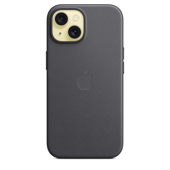 iPhone 15 FineWoven Case with MagSafe - Black iPhone 15 FineWoven Case with MagSafe - Black