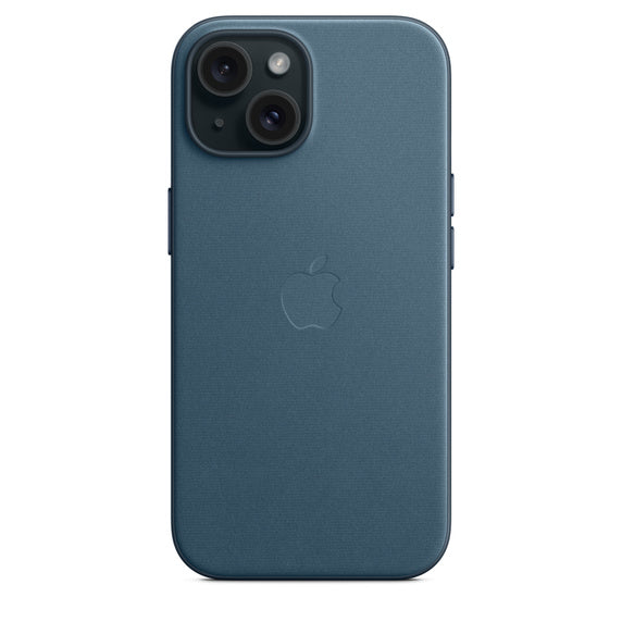 iPhone 15 FineWoven Case with MagSafe - Pacific Blue iPhone 15 FineWoven Case with MagSafe - Pacific Blue