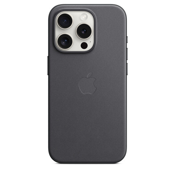 iPhone 15 Pro FineWoven Case with MagSafe - Black iPhone 15 Pro FineWoven Case with MagSafe - Black