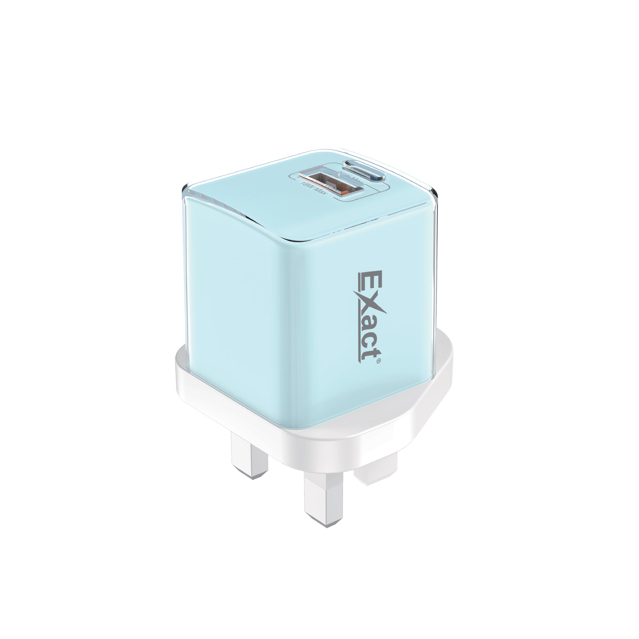 Exact 25W GaN Charger – Ice Crystal - Fast Charging Exact 25W GaN Charger – Ice Crystal - Fast Charging