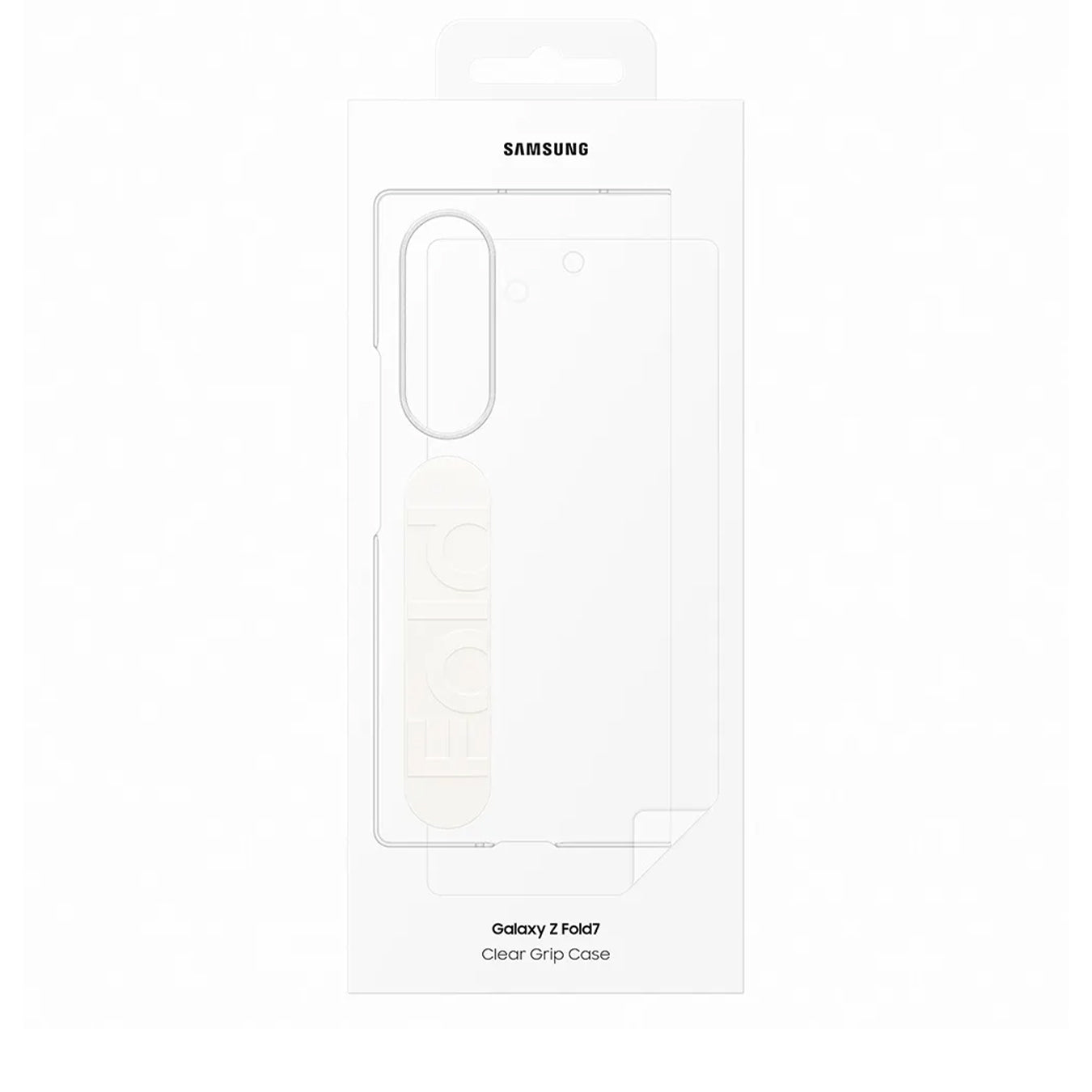 Samsung Galaxy Z Fold7 Clear Grip Case - Transparent