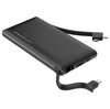 Powerology 6 in 1 Power Station 10000mAh 2.1A with Built-In Cable