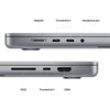 Apple MacBook Pro 16 inch M2 Pro 12-Core CPU 19-Core GPU 16GB 512GB - Space Grey - MNW83AB/A (Arabic/English)