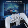 JYS Mini Steering Wheel Attachment for PS5 Controller