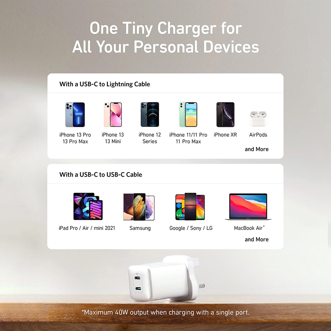 Anker 521 Charger (Nano Pro) White Anker 521 Charger (Nano Pro) White