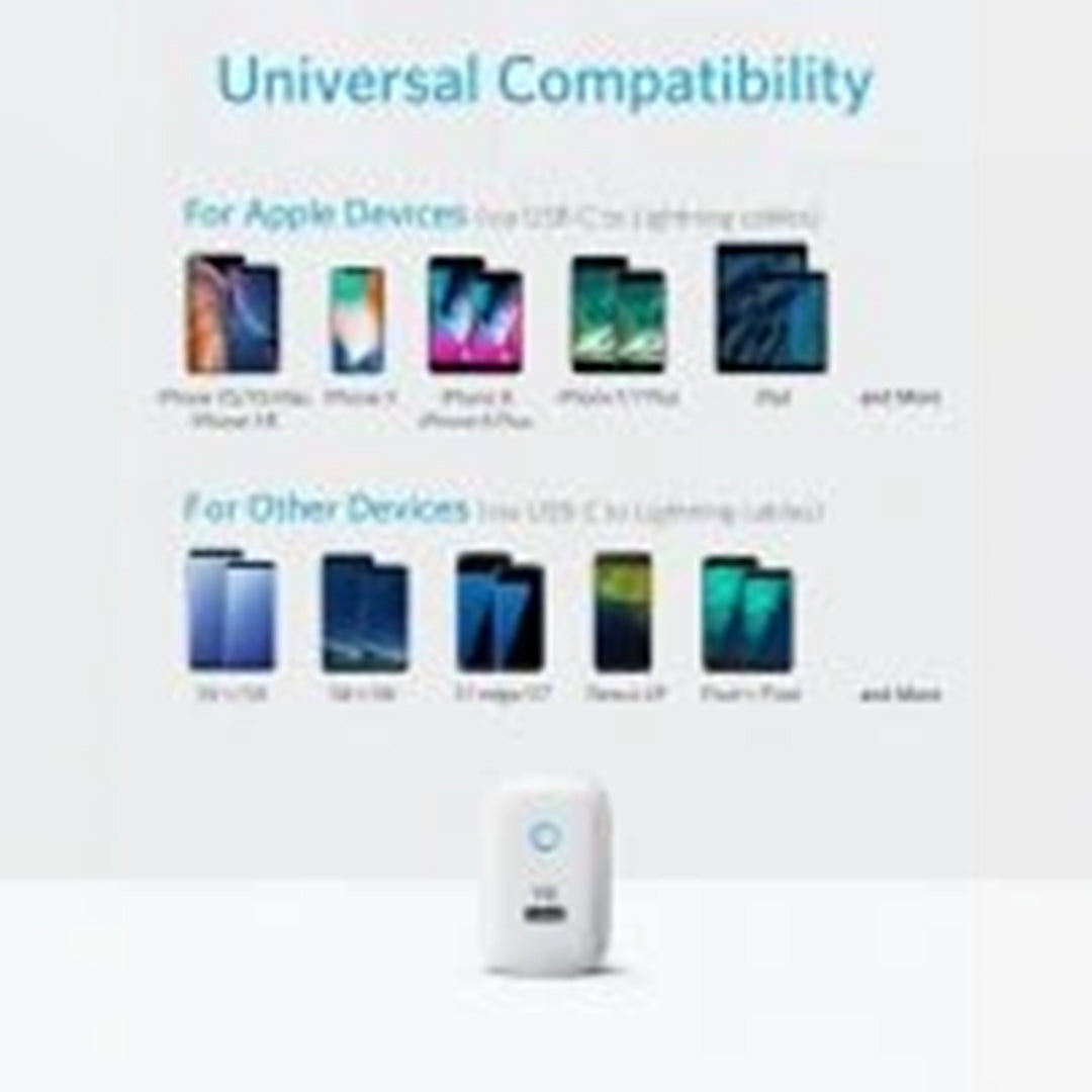 Anker PowerPort PD Grey 18W White Anker PowerPort PD Grey 18W White