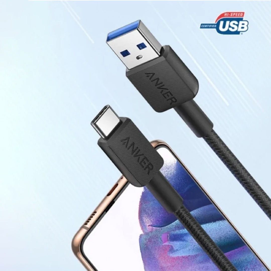 Anker 322 USB-A to USB-C Cable 3ft (A81H5H11) Anker 322 USB-A to USB-C Cable 3ft (A81H5H11)