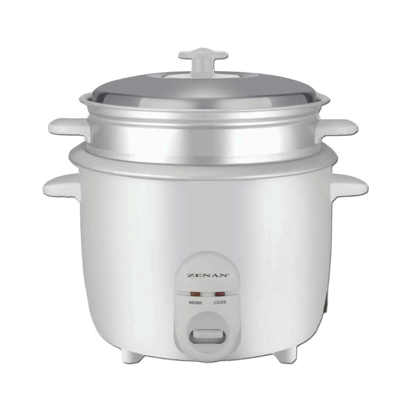 ZENAN ZRC-2.2L Drum Rice Cooker & Steamer – 900W, Auto Cook & Warm Function ZENAN ZRC-2.2L Drum Rice Cooker & Steamer – 900W, Auto Cook & Warm Function