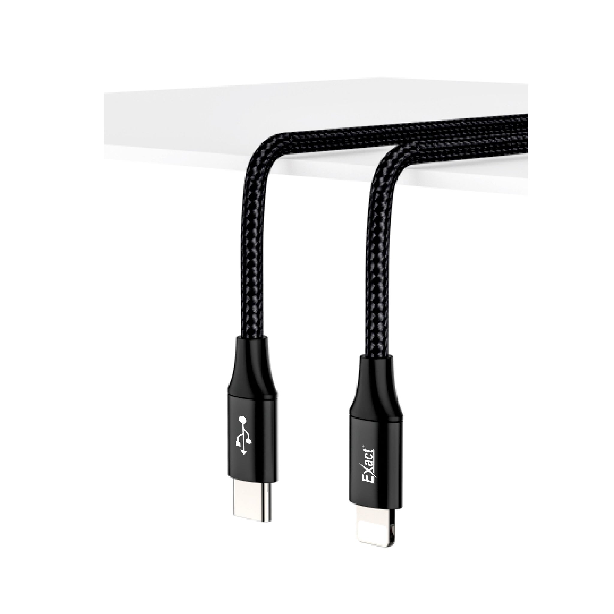 Exact High Power C to Lightning Braider Cable Exact High Power C to Lightning Braider Cable