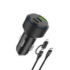 Exact Car Charger PD 60W- 2 In 1 Cable