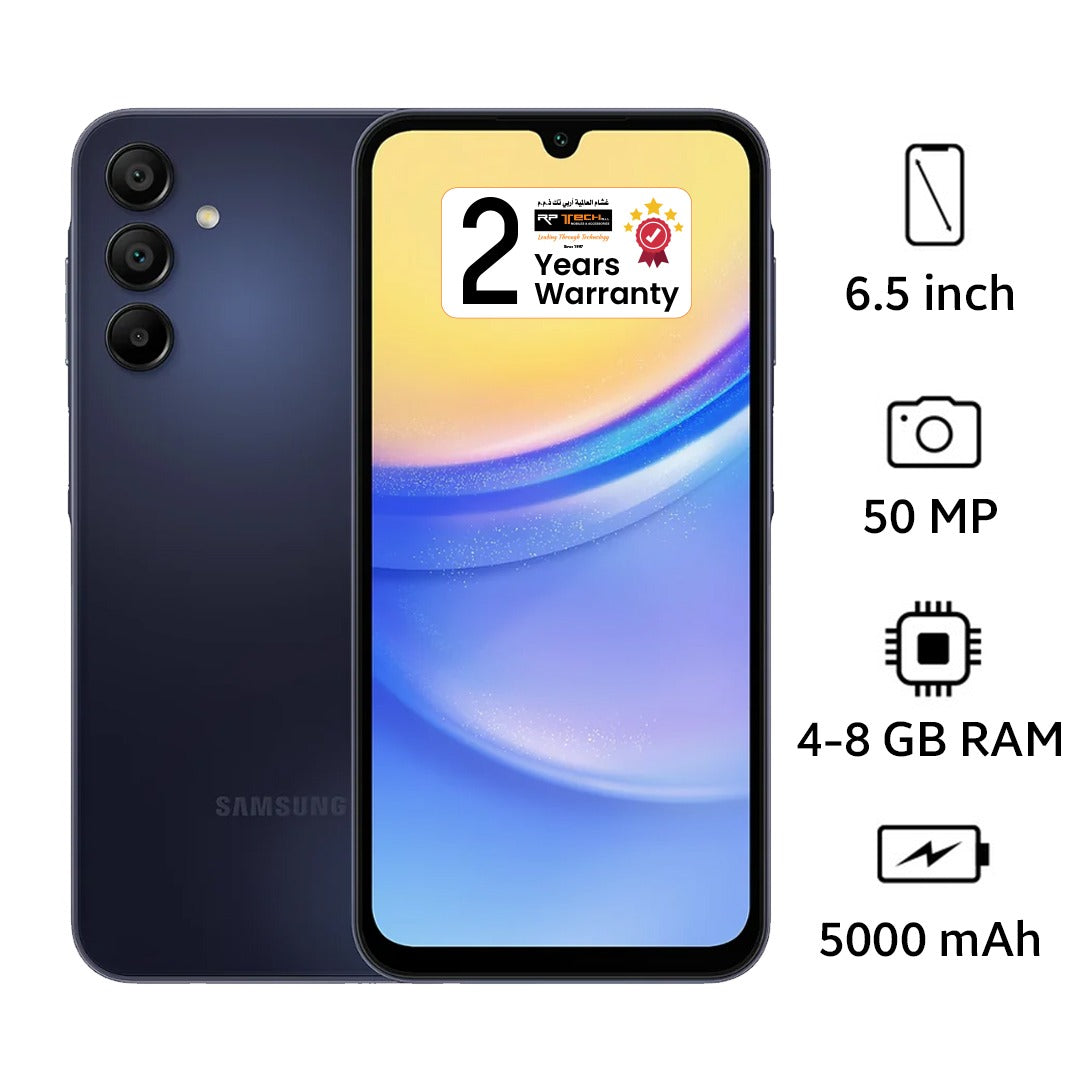 Samsung Galaxy A15 6GB 128GB 4G- Yellow Samsung Galaxy A15 6GB 128GB 4G- Yellow