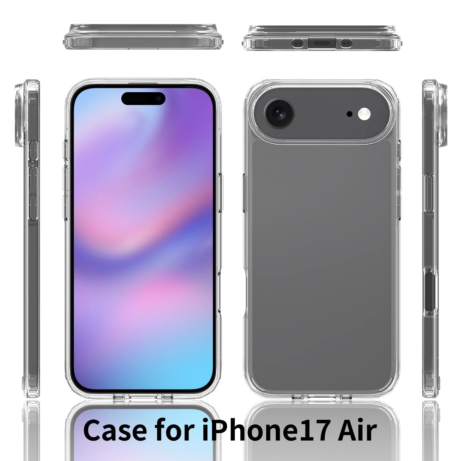 Exact Clear Case For iPhone 17 Air Exact Clear Case For iPhone 17 Air