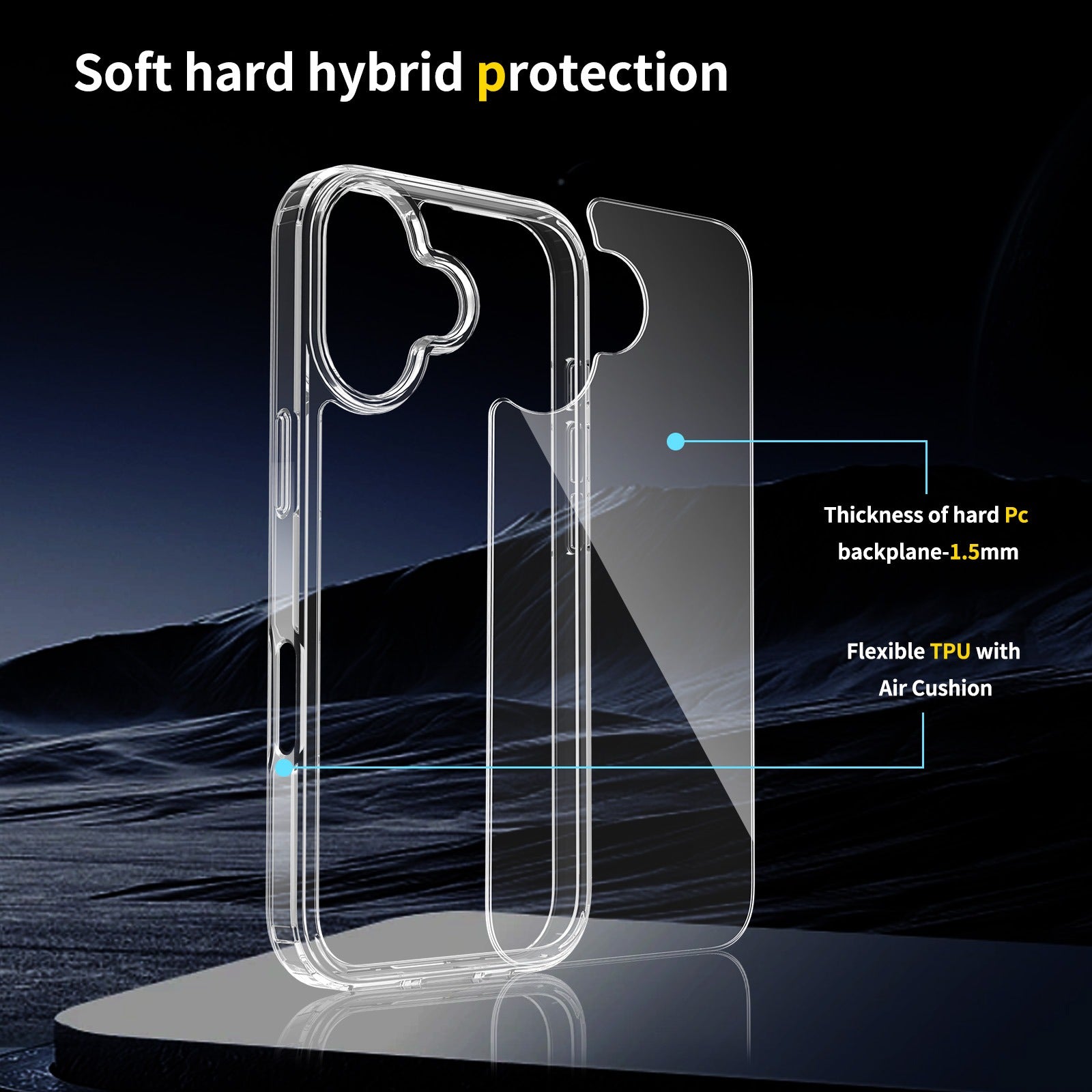 Exact Clear Case For iPhone 17 Exact Clear Case For iPhone 17