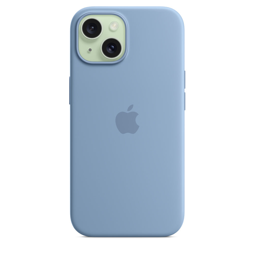 IPHONE 15 SILICON CASE WITH MAGSAFE WINTER BLUE Winter Blue IPHONE 15 SILICON CASE WITH MAGSAFE WINTER BLUE Winter Blue