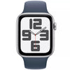 Apple Watch SE GPS 44mm Silver Aluminium Sport Band M/L MREE3