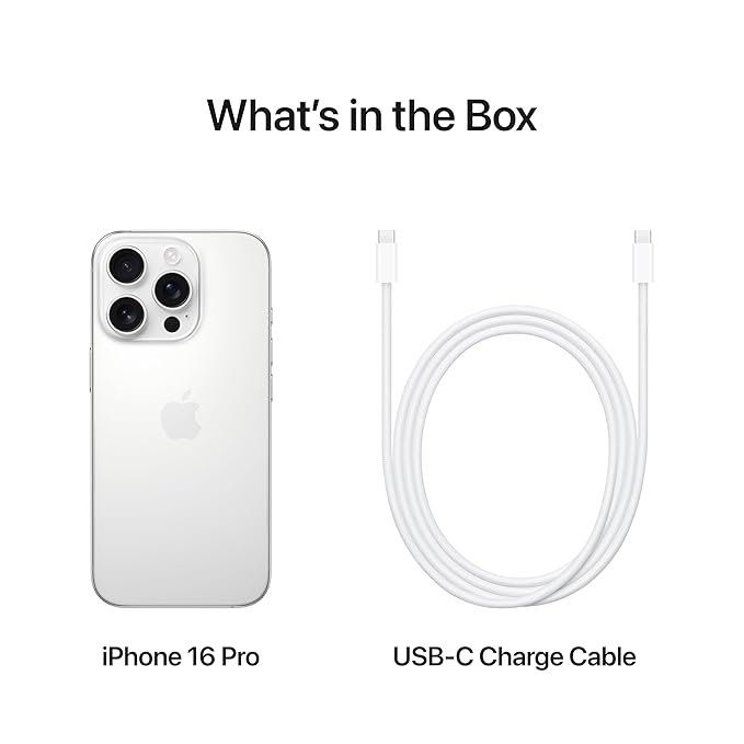 Apple iPhone 16 Pro 128GB with Exact Clear Case For iPhone 16 Pro & Exact 5D Glass For iPhone 16 Pro Apple iPhone 16 Pro 128GB with Exact Clear Case For iPhone 16 Pro & Exact 5D Glass For iPhone 16 Pro