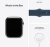 Apple Watch Series 7 GPS + Cellular 41mm Graphite Stainless Steel Case with Abyss Blue Sport Band