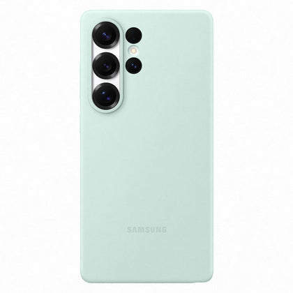 Samsung S25 Ultra Silicon Case- Light Green (EF-PS938CMEGWW)