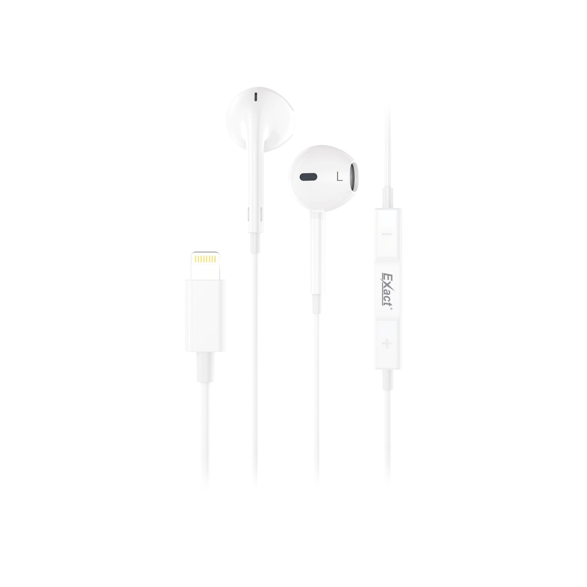 Exact Wired Earphones with Lightning Connector Exact Wired Earphones with Lightning Connector