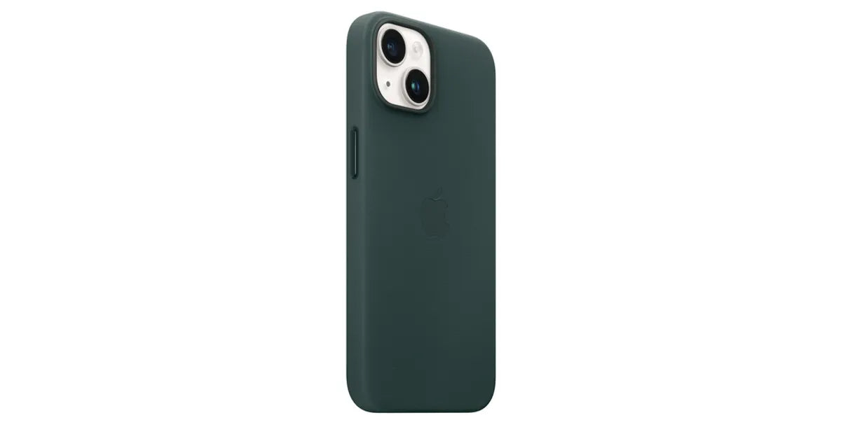 iPhone 14 Leather Case with MagSafe -Green