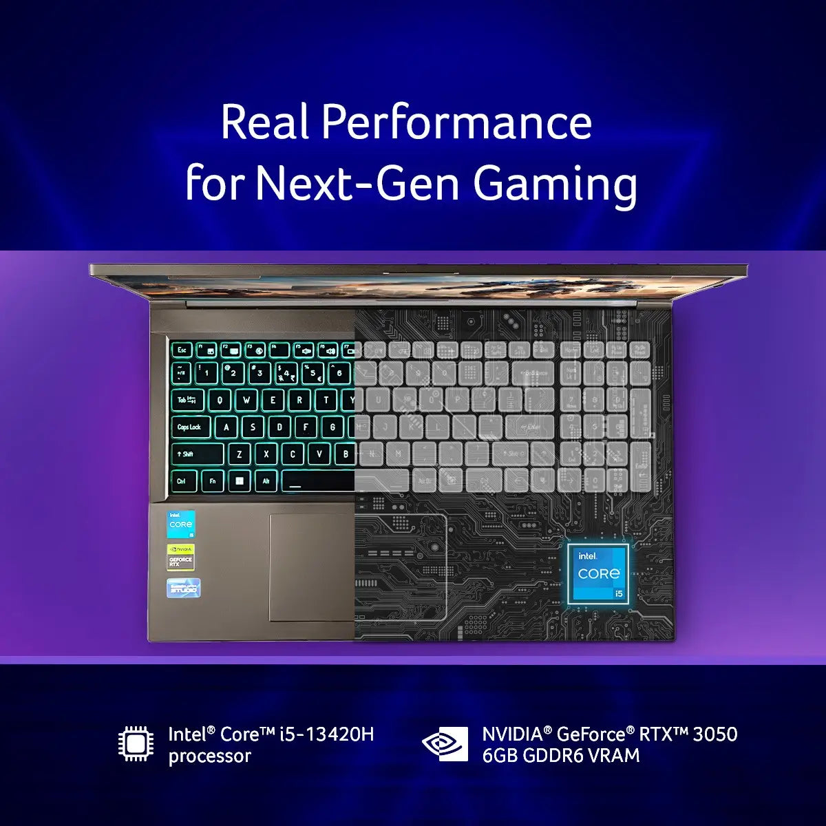 ACER Gaming Aspire 7 Core i5-13th Gen 13420H 16GB RAM 512GB SSD