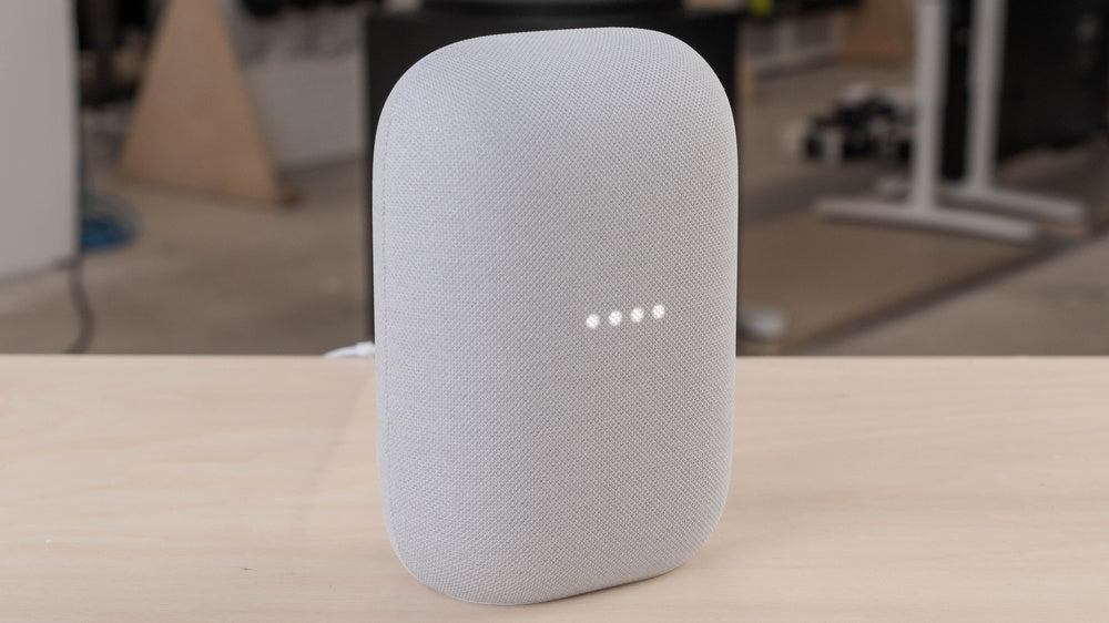 Google - Nest Audio - Smart store Speaker - Chalk